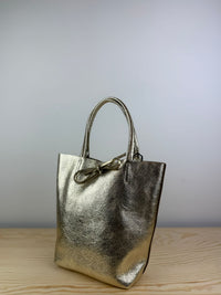 Alice Crossbody / Mini shopper - Metallic-Goud 💛