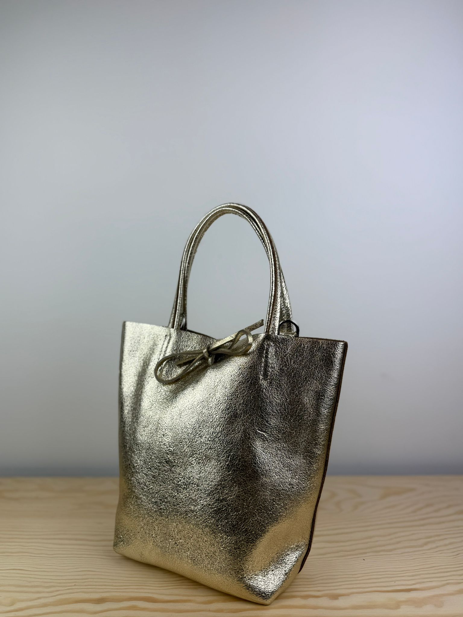 Alice Crossbody / Mini shopper - Metallic-Goud 💛