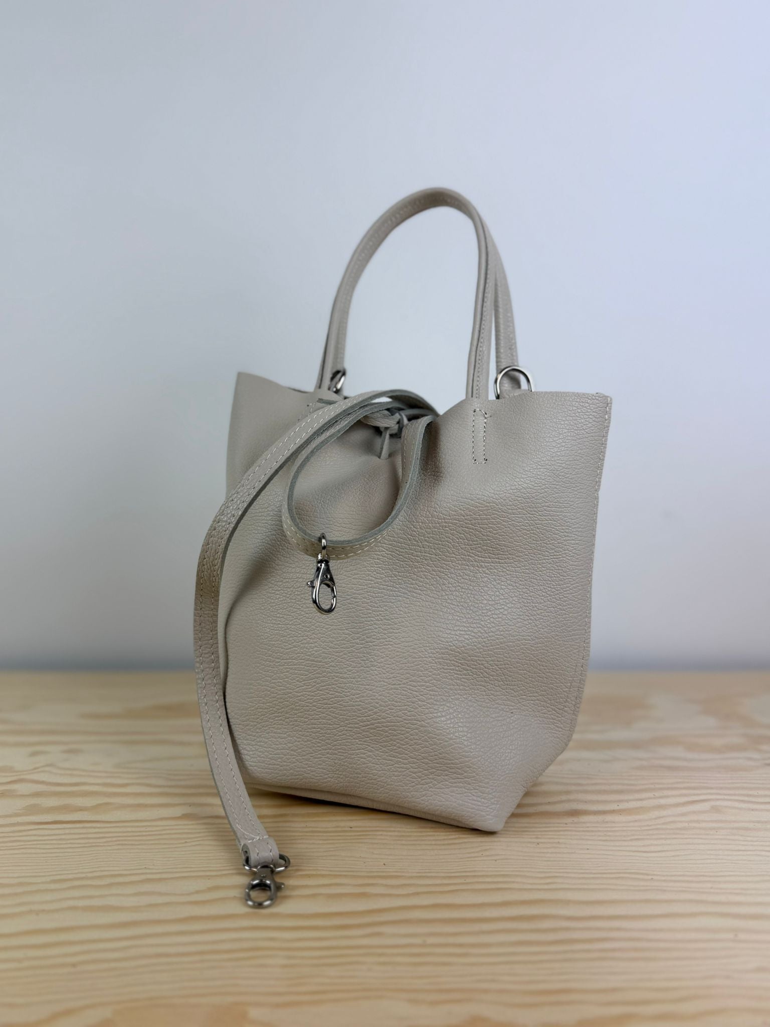 Alice crossbody / mini shopper - Cream 🤍
