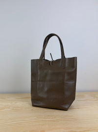 Alice crossbody / mini shopper - Taupe 🤎
