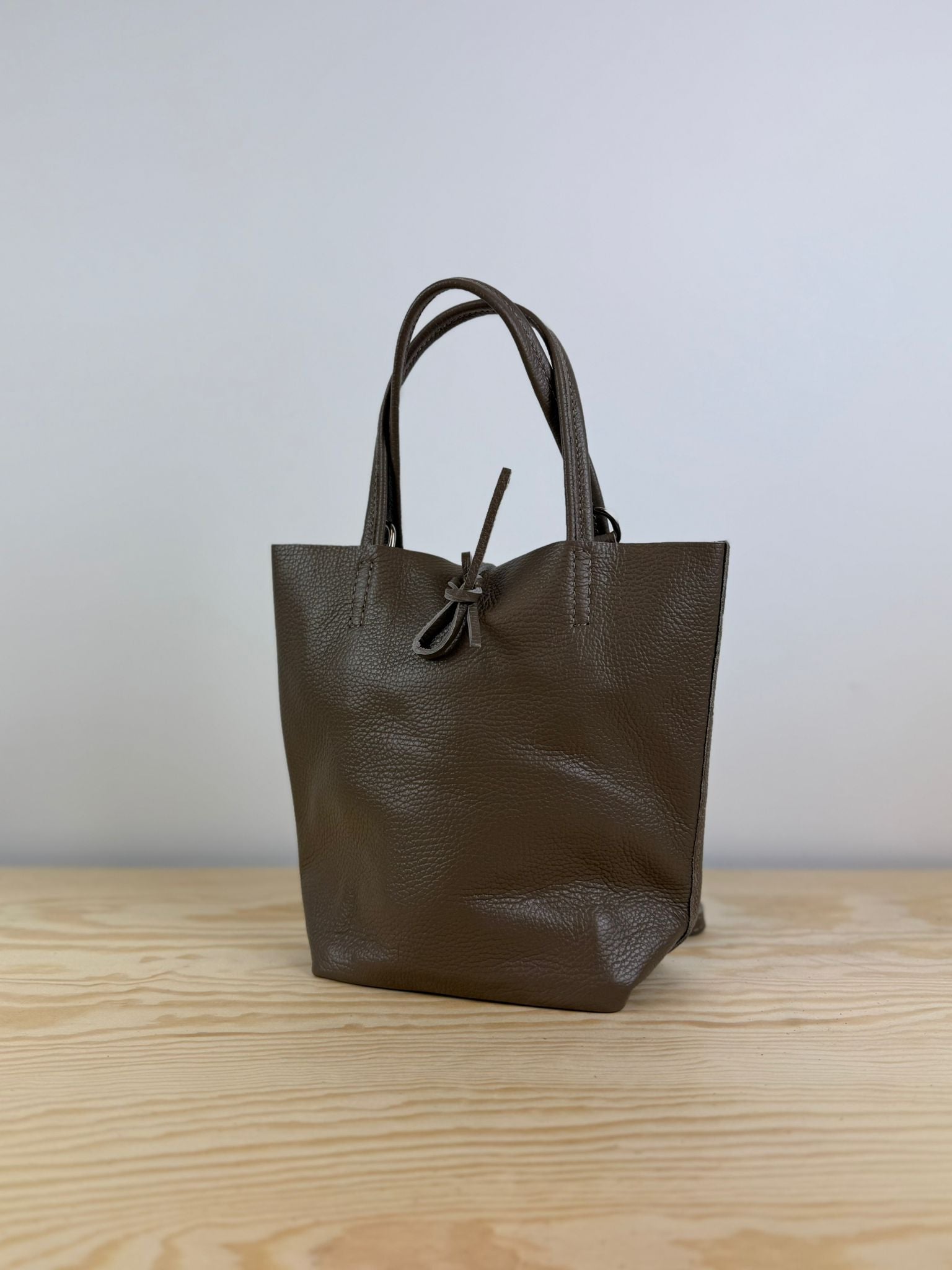 Alice crossbody / mini shopper - Taupe 🤎