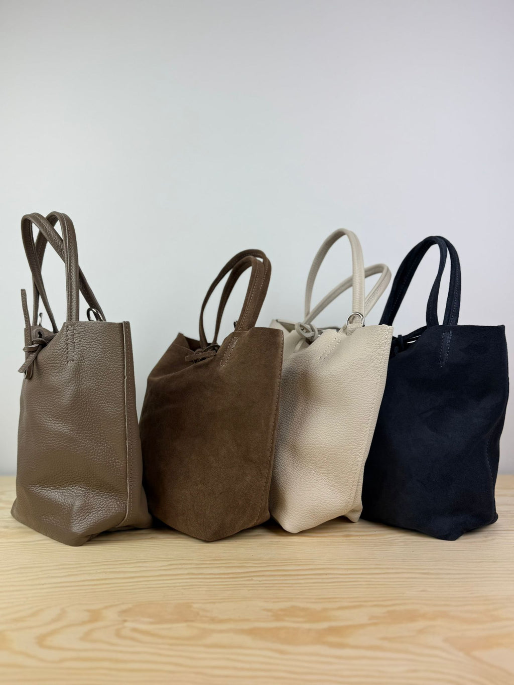 Alice crossbody / mini shopper - Taupe 🤎