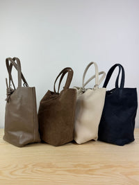 Alice crossbody / mini shopper - Taupe 🤎