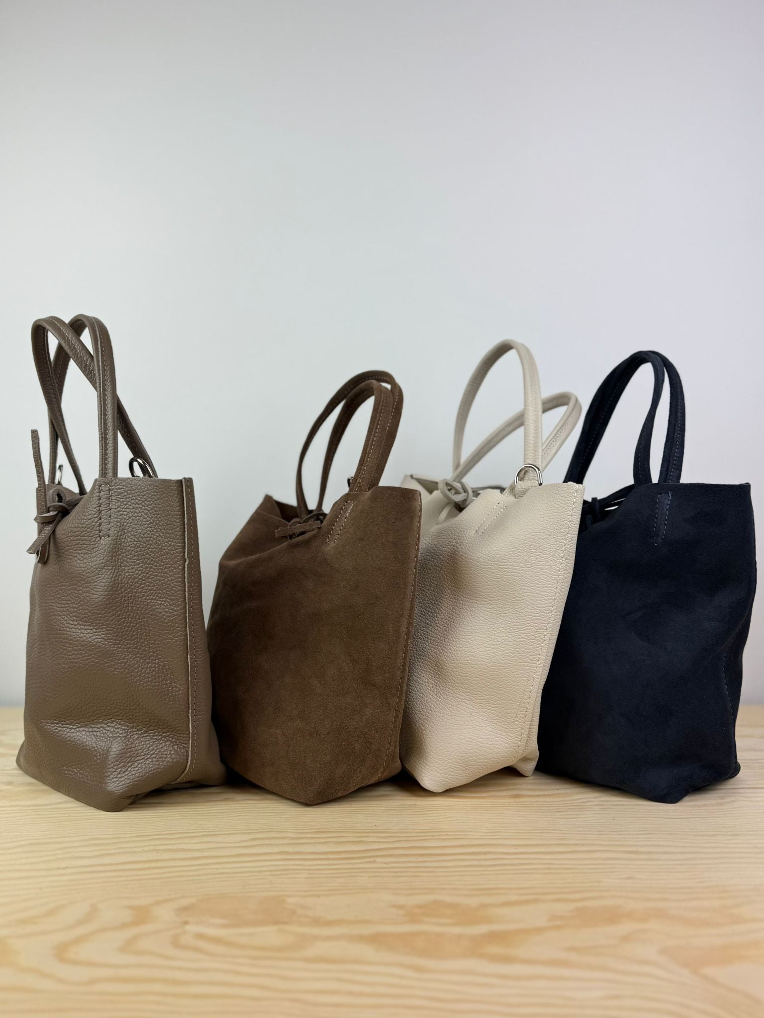 Alice crossbody / mini shopper - Taupe 🤎