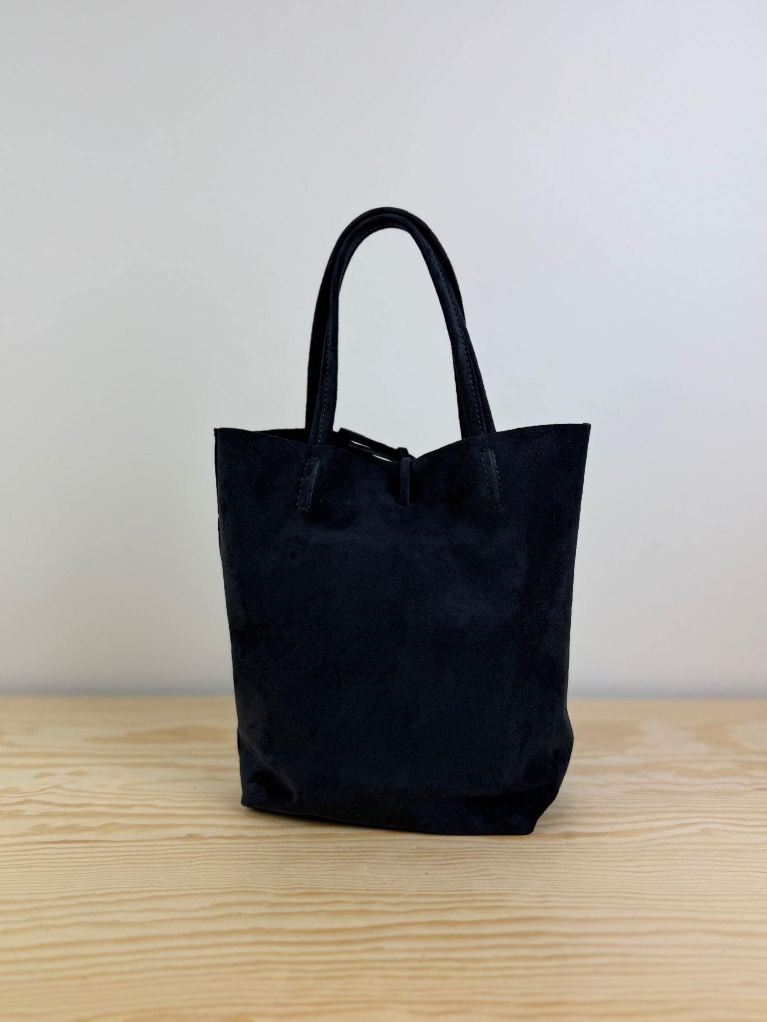 Alice crossbody / mini shopper suède - Donkerblauw 💙