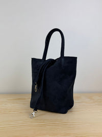 Alice crossbody / mini shopper suède - Donkerblauw 💙