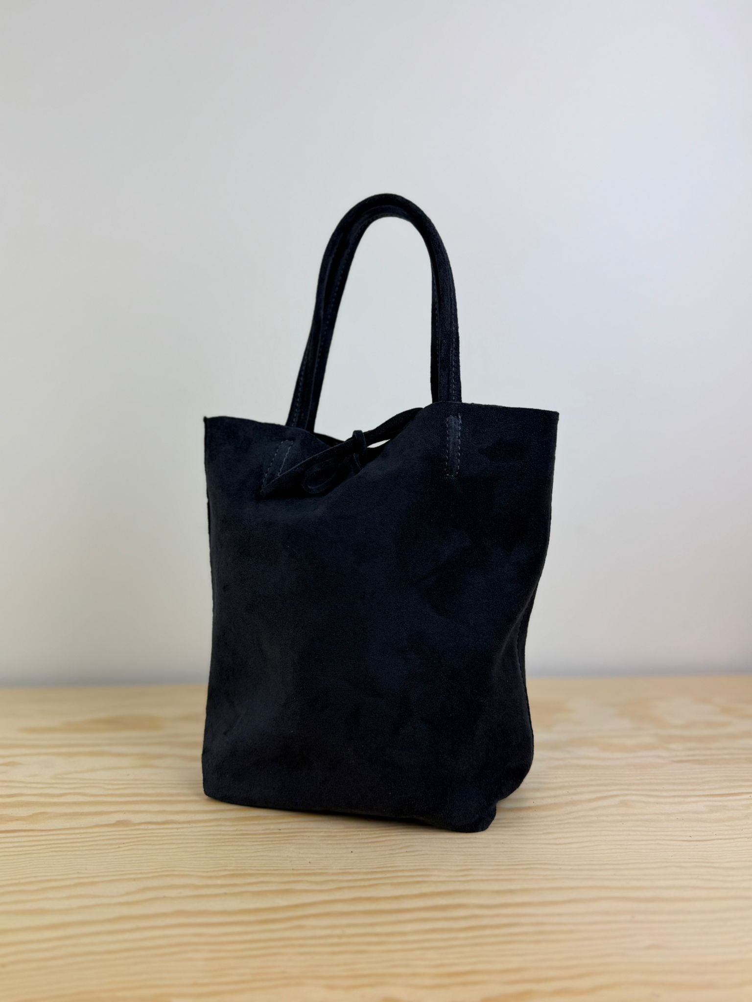 Alice crossbody / mini shopper suède - Donkerblauw 💙