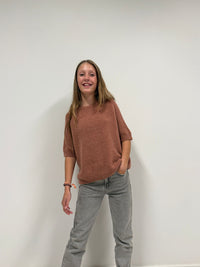 Cato alpaca top - Terracotta 🤎