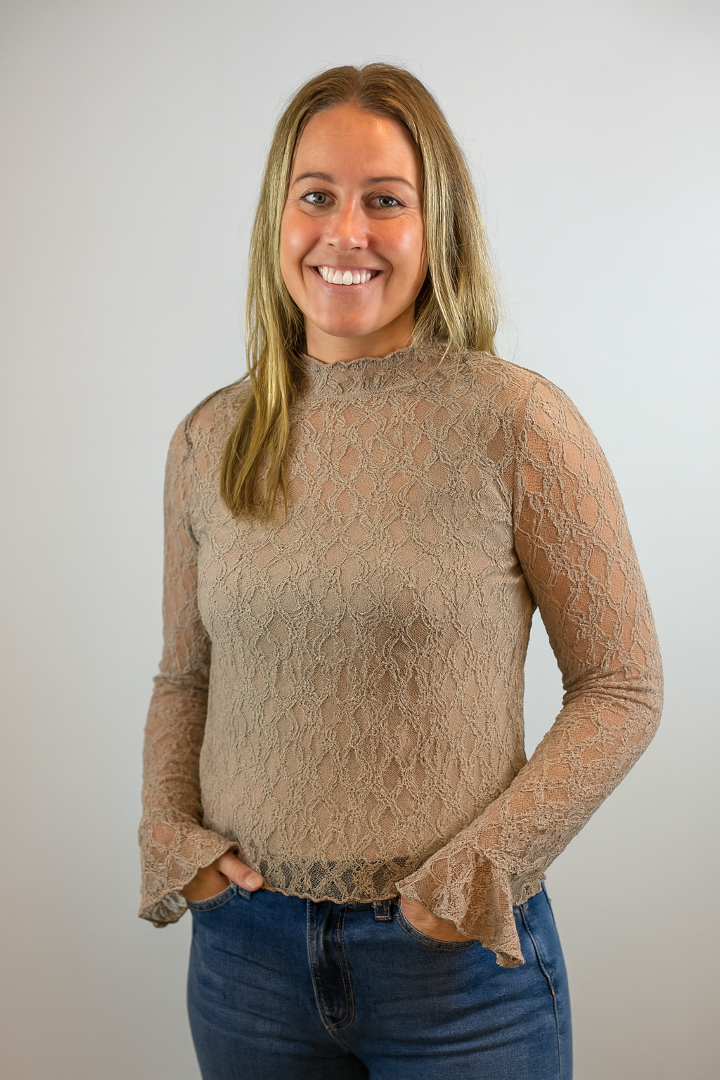 Filou mesh top - Taupe 🤎