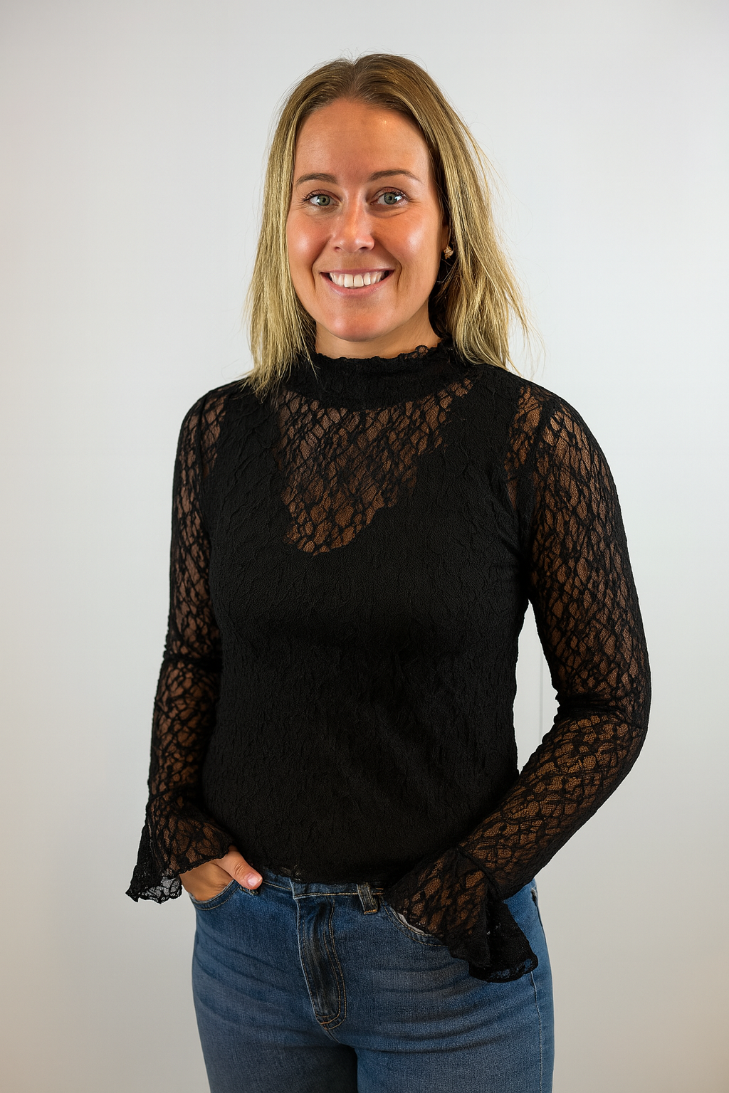 Filou mesh top - Zwart 🖤