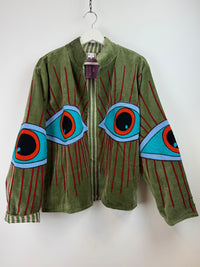 Juliëtte - handgemaakt fluwelen jasje ogen 👀