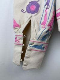 Amélie - Geborduurd jasje 🩵🩷