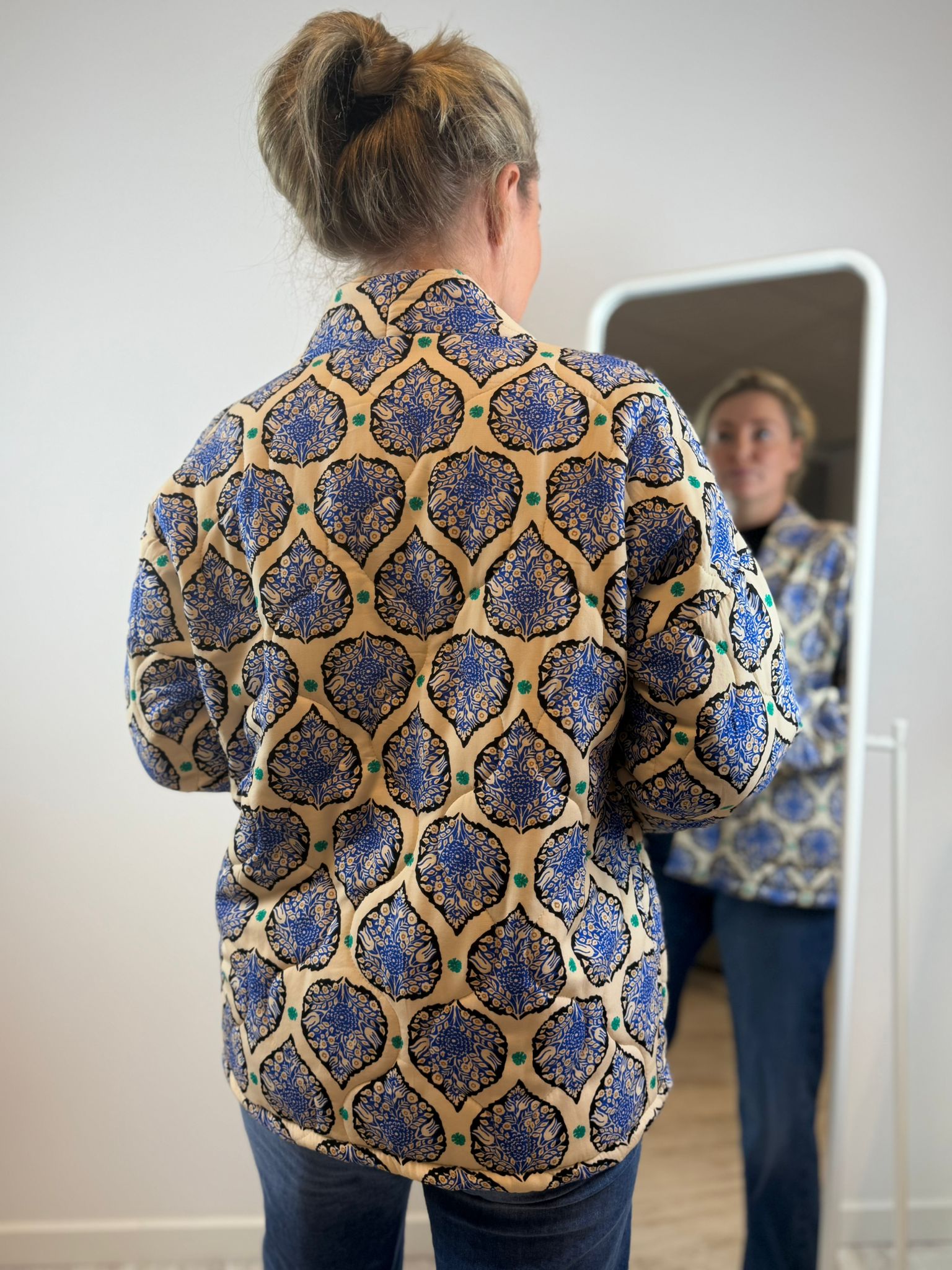 Isa gewatteerd jasje - Blauw 🪻