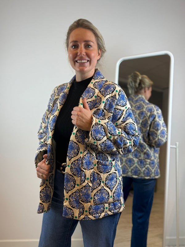 Isa gewatteerd jasje - Blauw 🪻