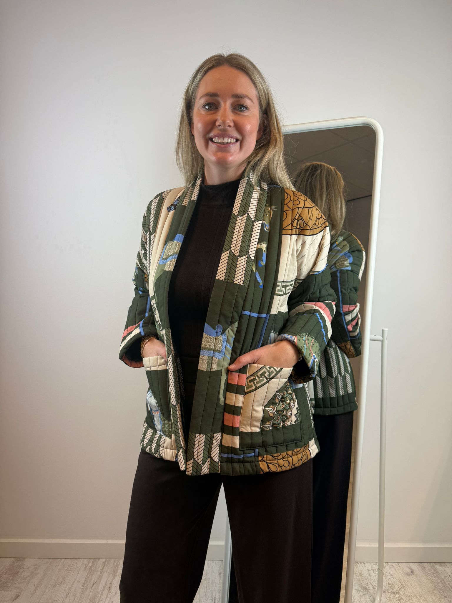 Pip gewatteerd jasje - Groen 💚🐴