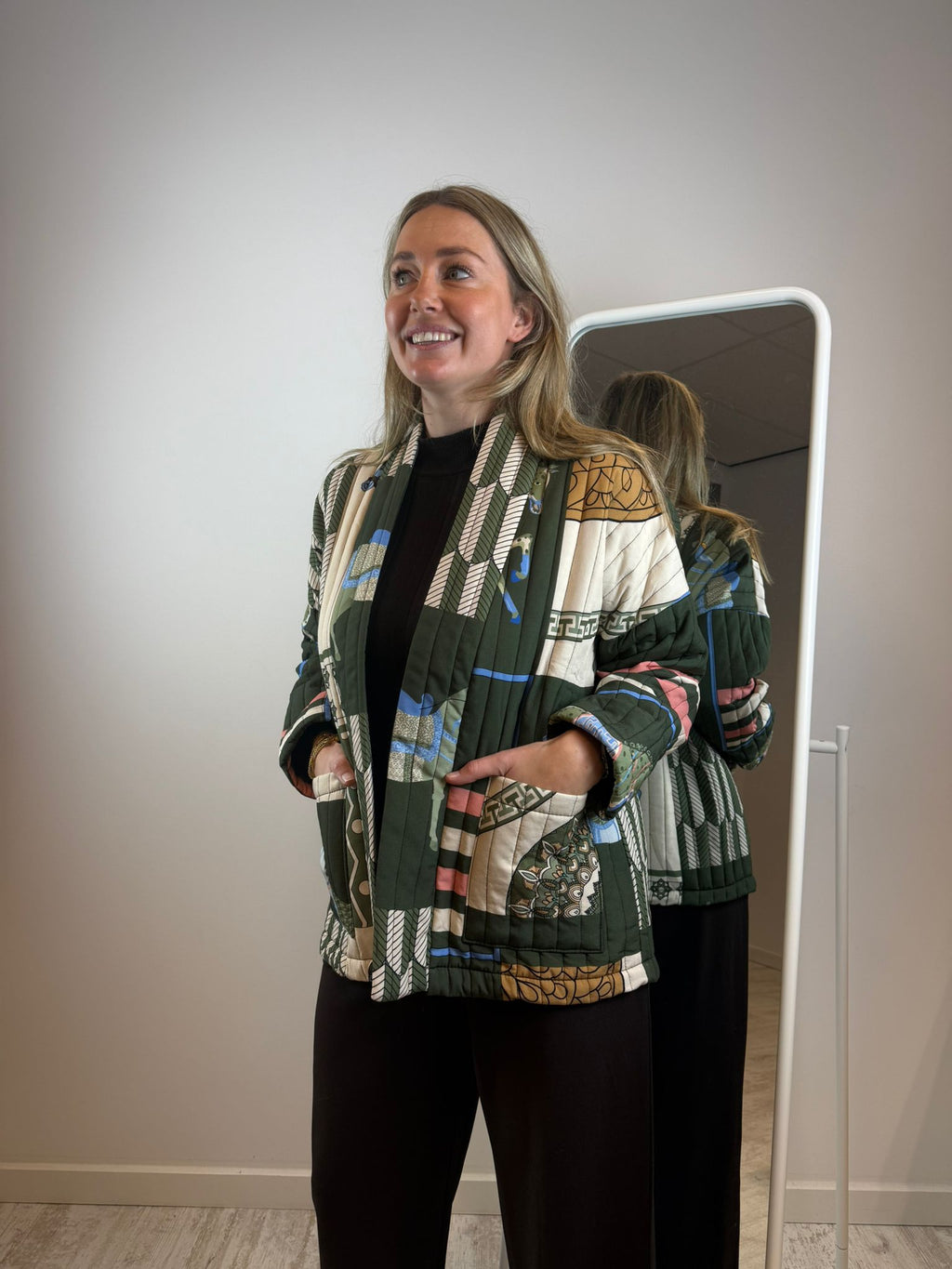 Pip gewatteerd jasje - Groen 💚🐴