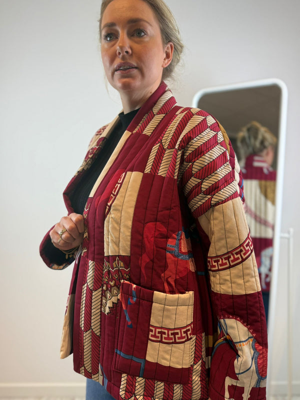 Pip gewatteerd jasje - Rood ❤️🐴