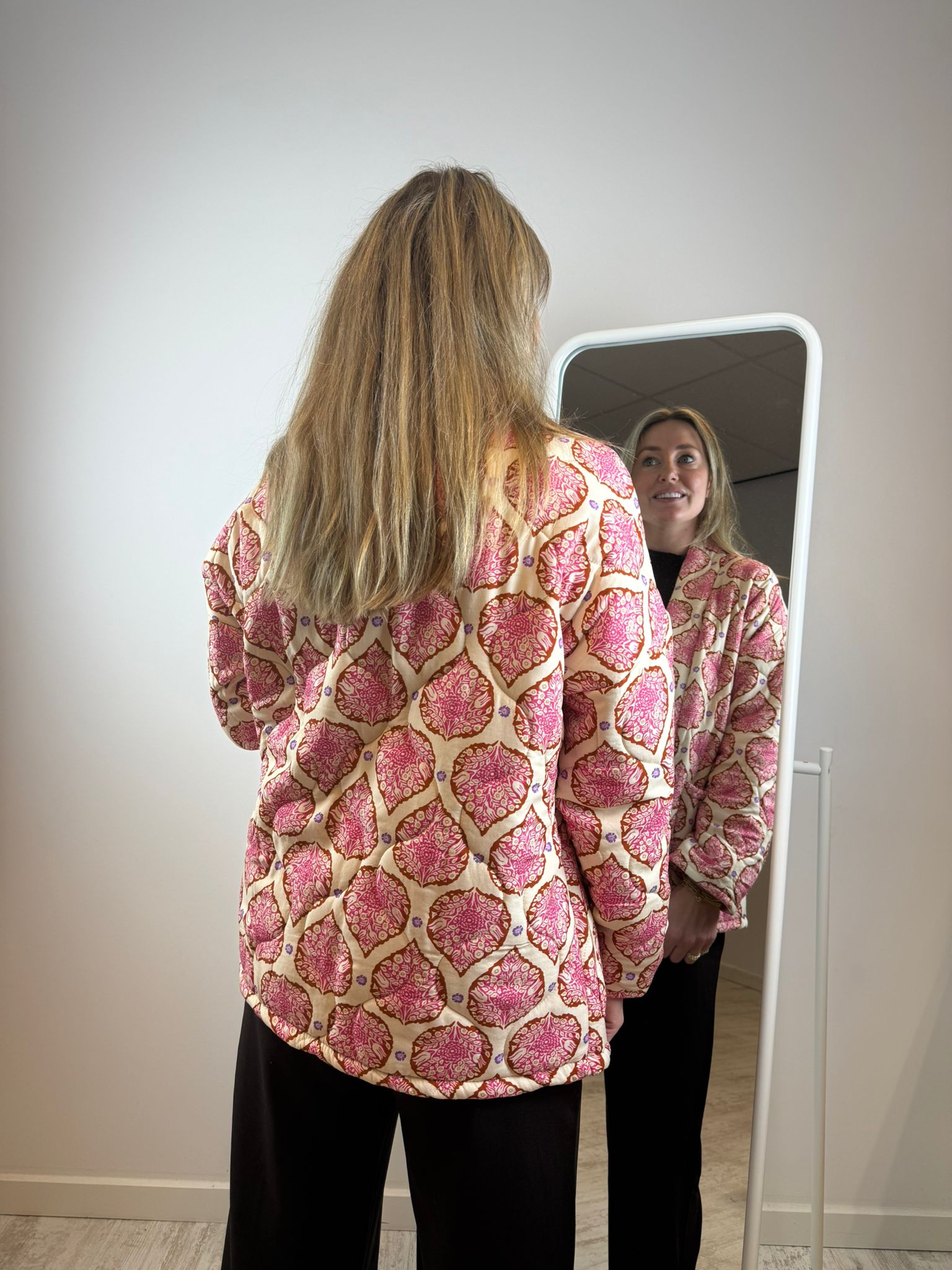 Isa gewatteerd jasje - Roze 🌺