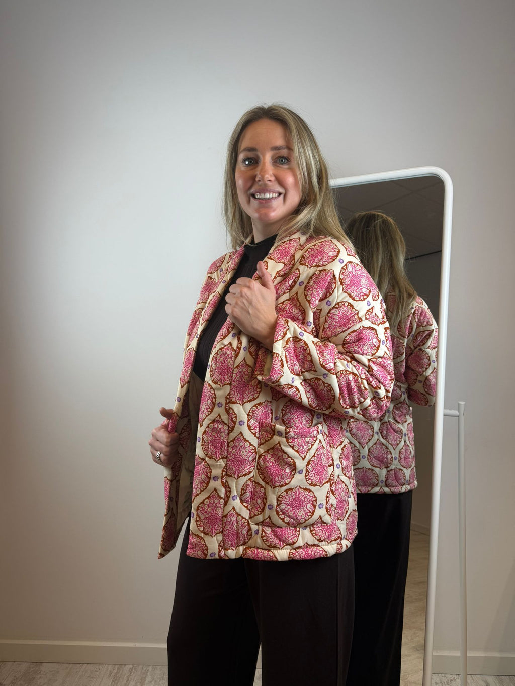 Isa gewatteerd jasje - Roze 🌺