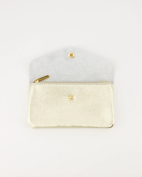 Lisa portemonnee groot - Metallic Goud 🥇