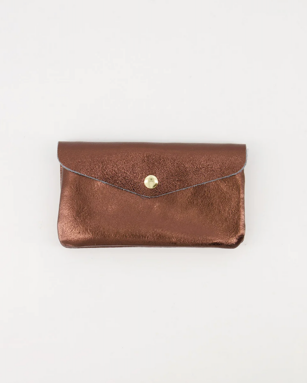 Lisa portemonnee groot - Metallic Bruin 🤎