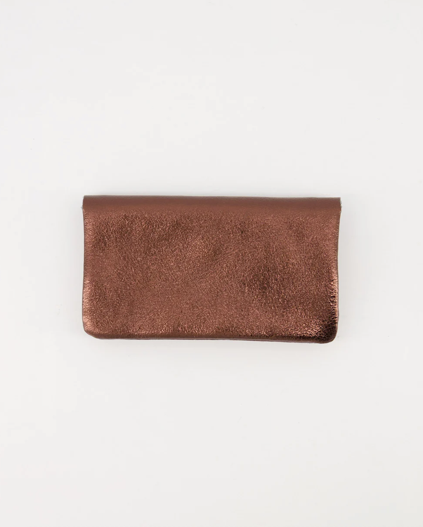 Lisa portemonnee groot - Metallic Bruin 🤎