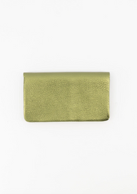 Lisa portemonnee groot - Metallic Groen 💚