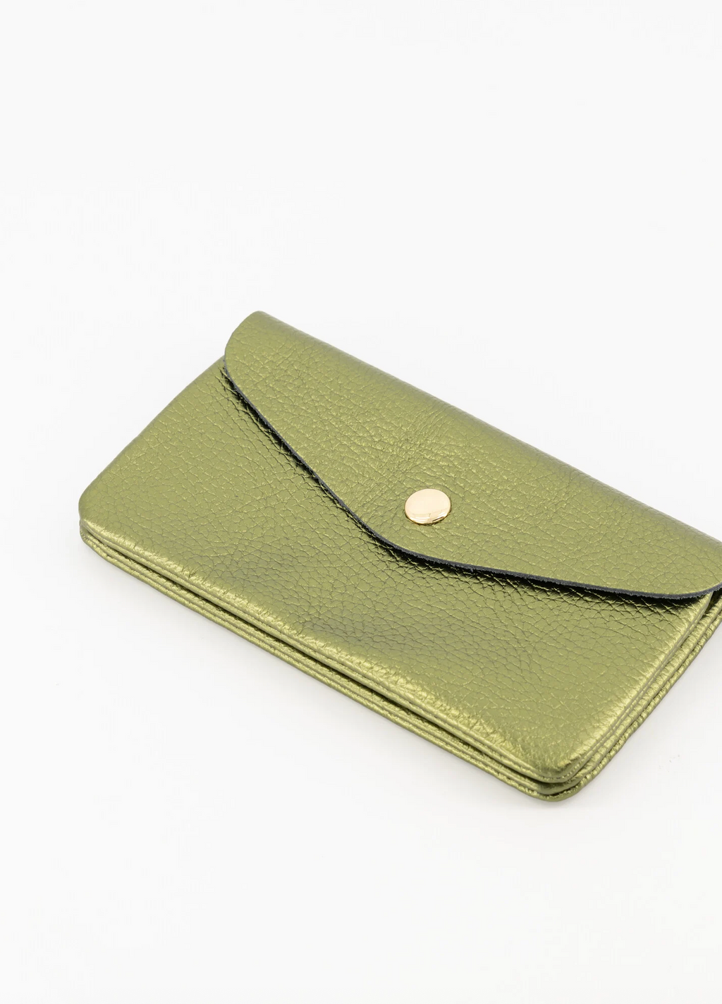 Lisa portemonnee groot - Metallic Groen 💚