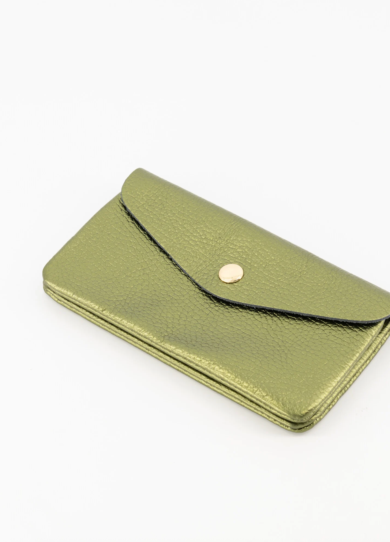 Lisa portemonnee groot - Metallic Groen 💚