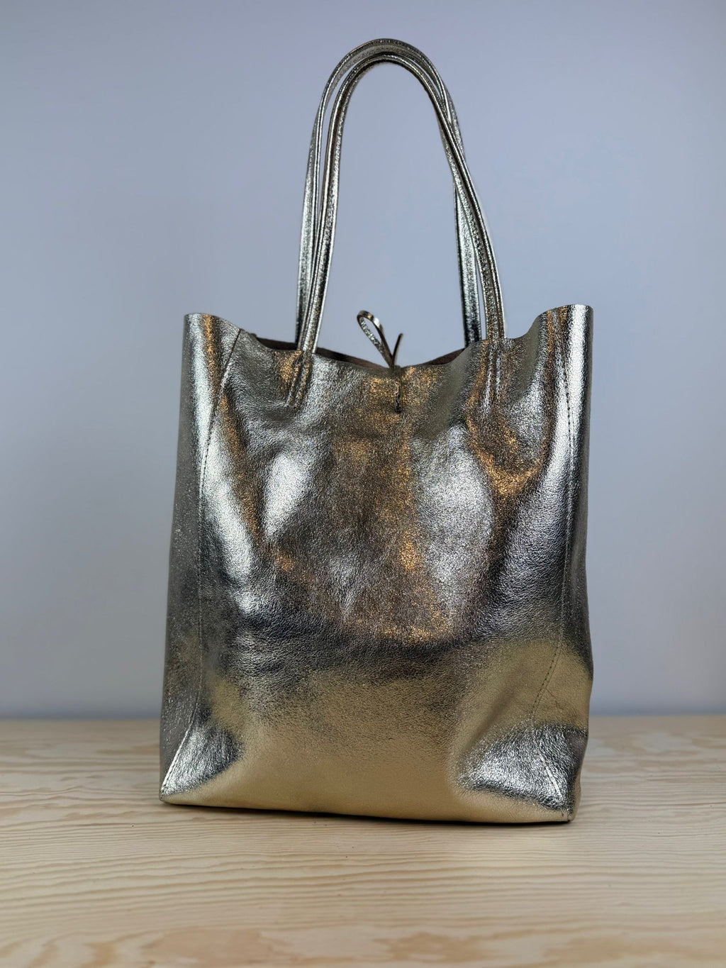 Mia schoudertas - Metallic Goud 💛