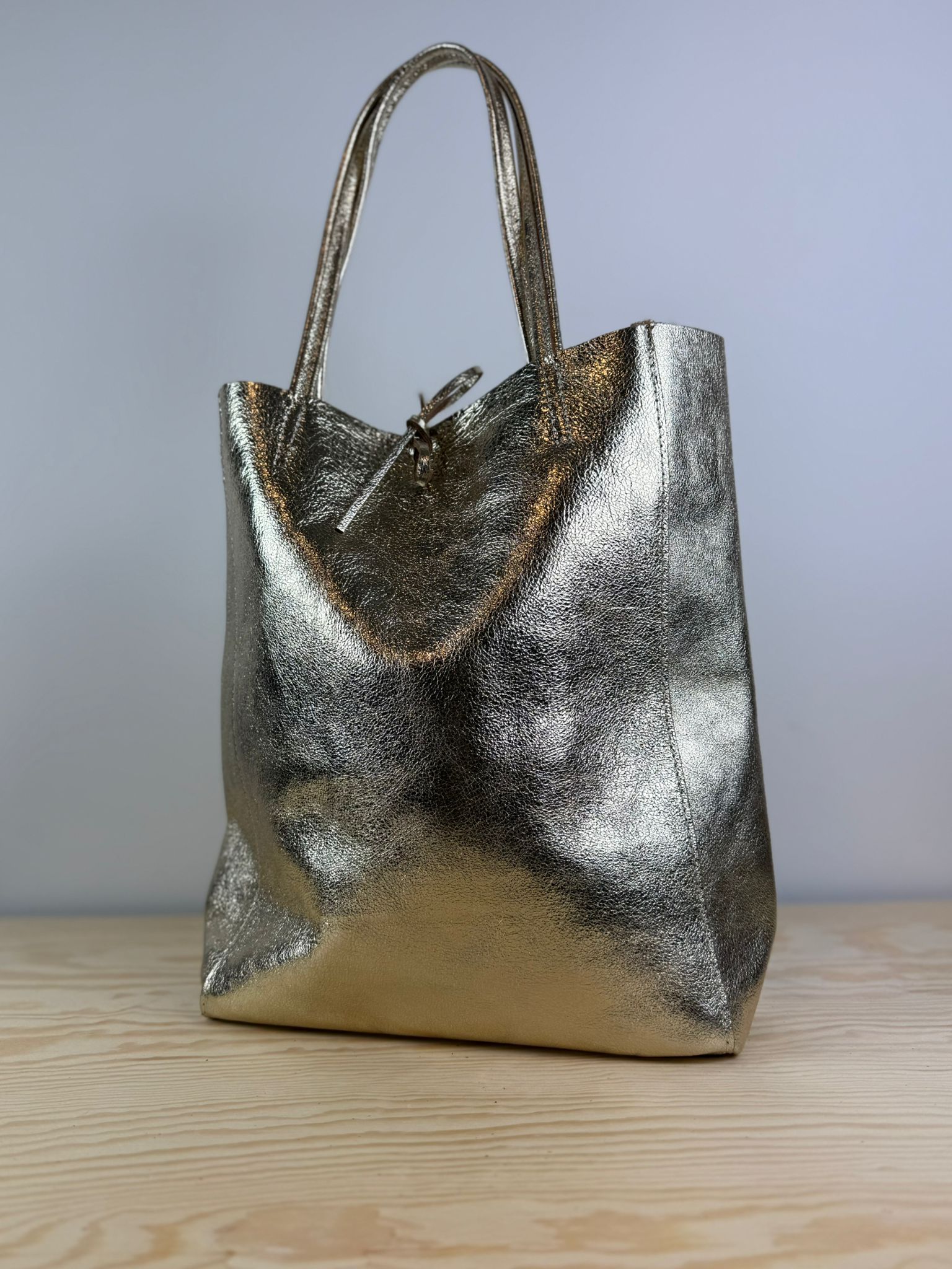 Mia schoudertas - Metallic Goud 💛