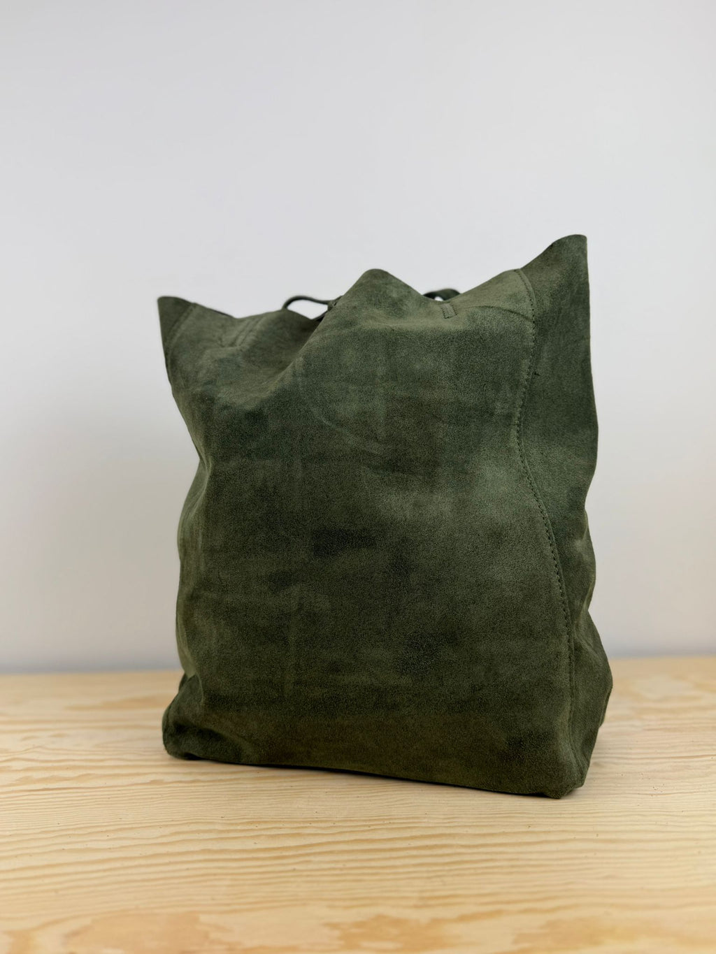 Mia schoudertas suède - Groen 💚