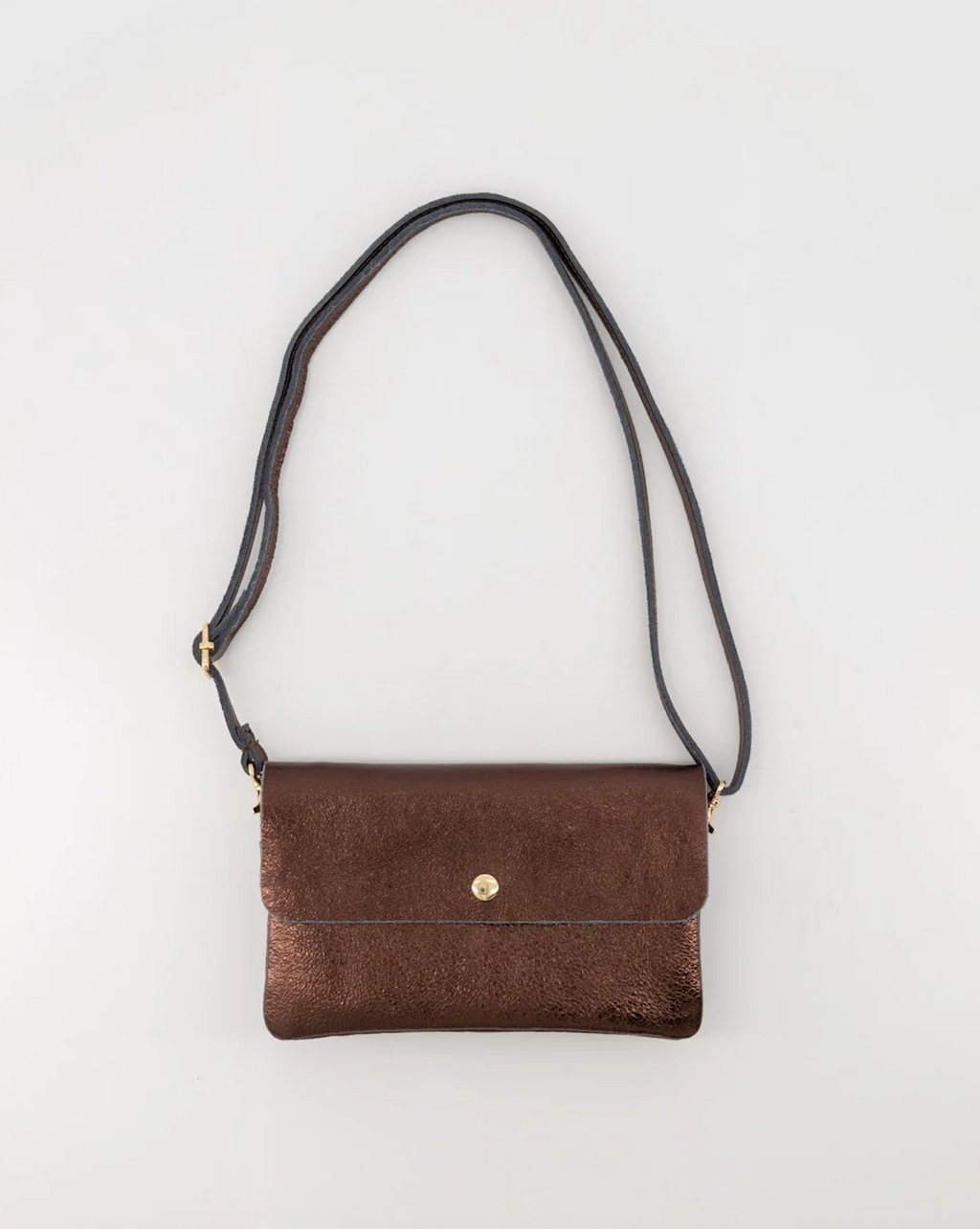 Misa crossbody - Metallic Bruin 🤎