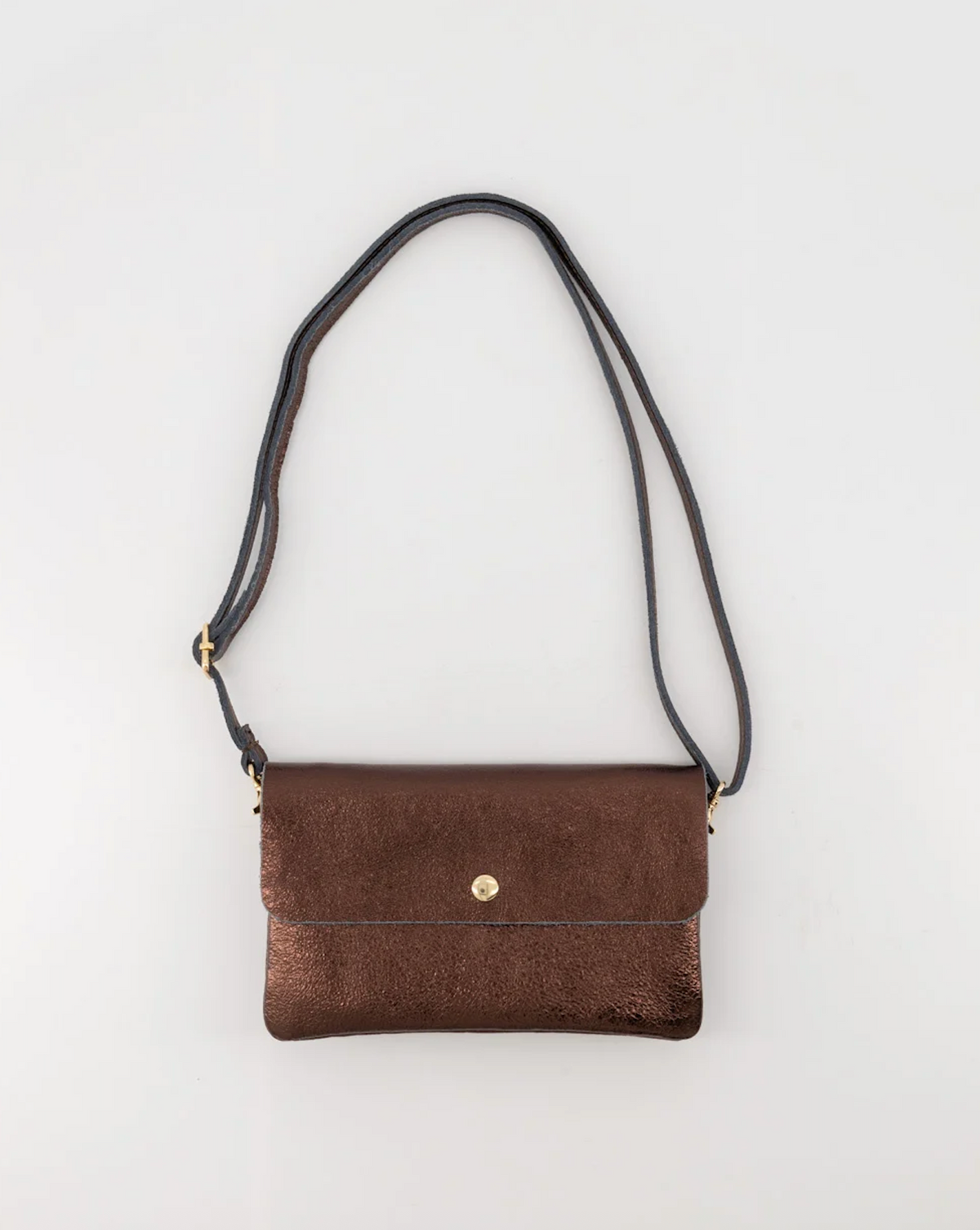 Misa crossbody - Metallic Bruin 🤎