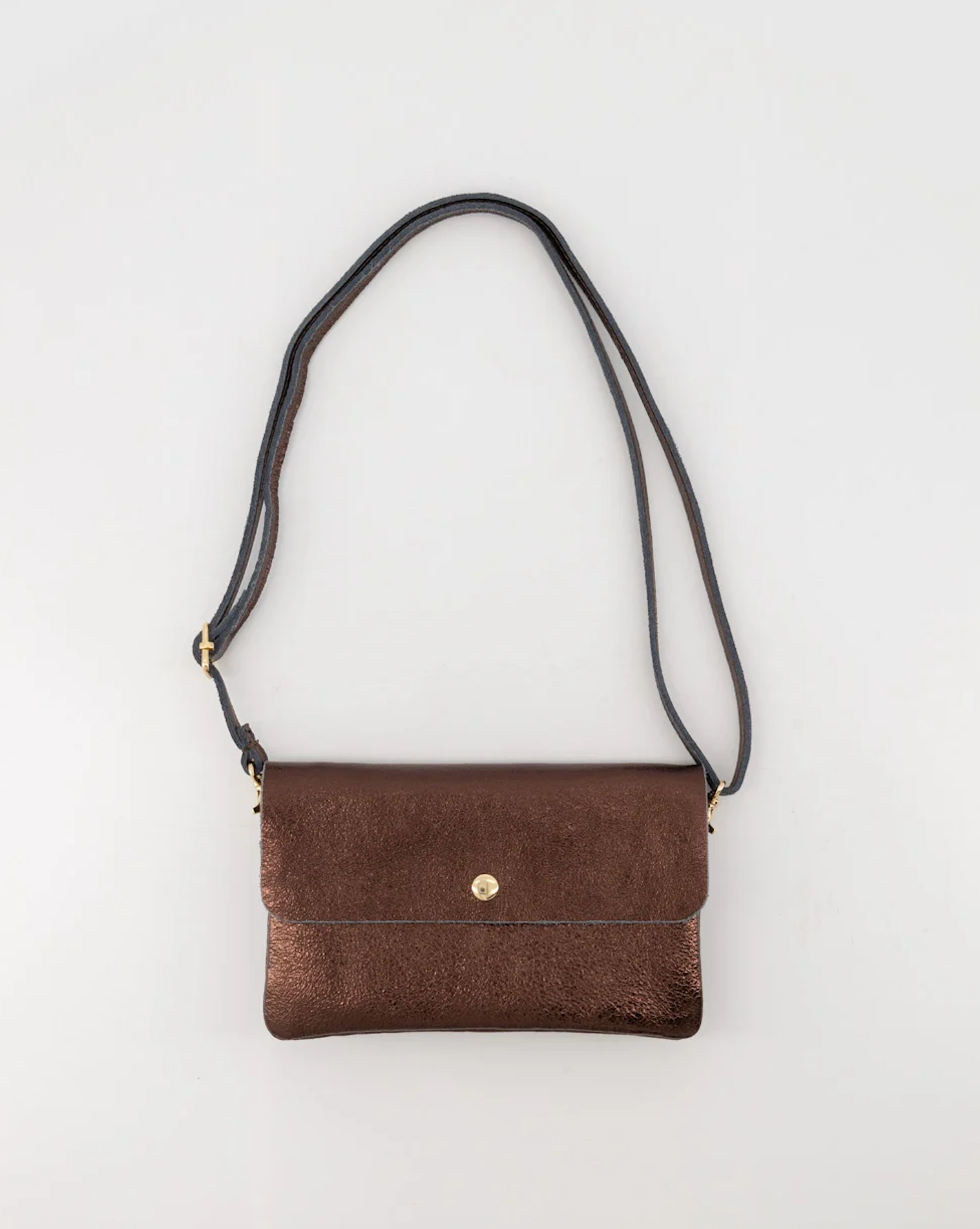 Misa crossbody - Metallic Bruin 🤎
