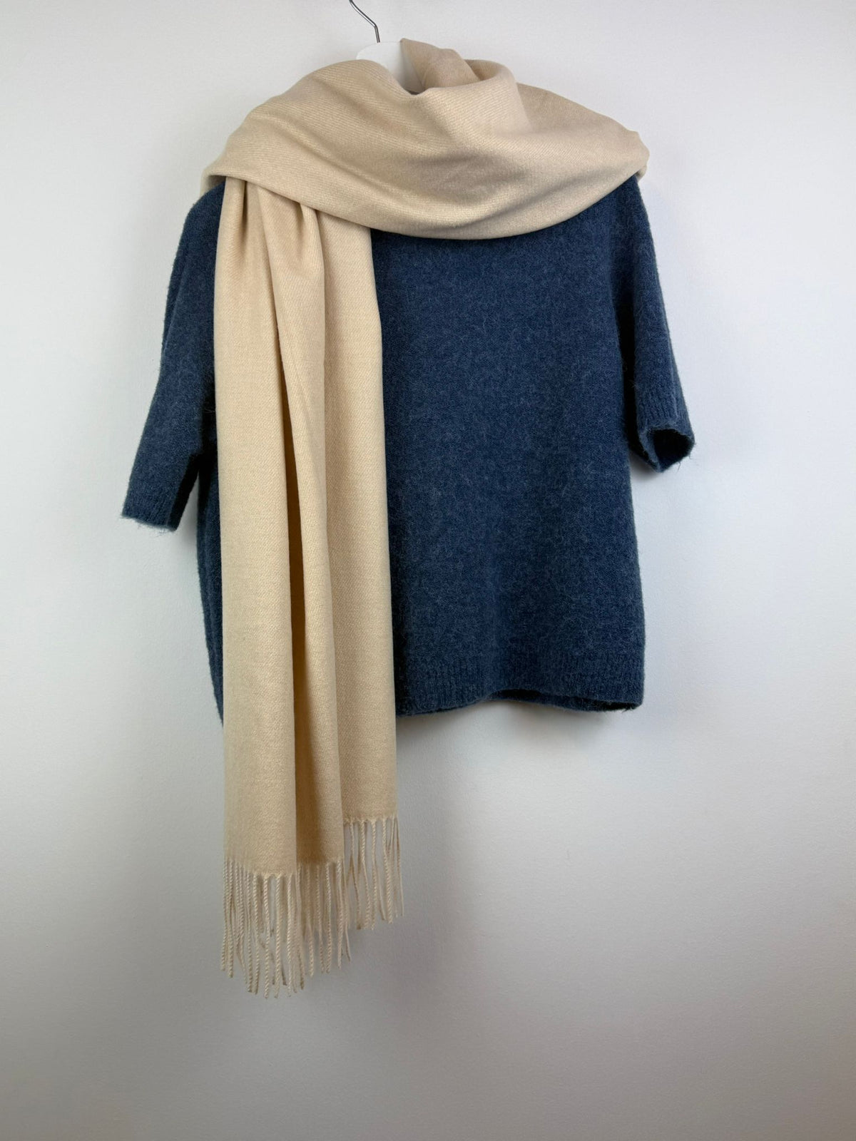 Kasjmier Sjaal Ecru