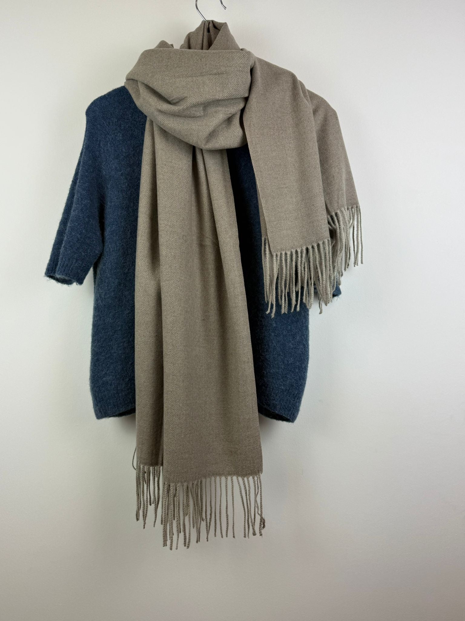 Kasjmier Sjaal Taupe