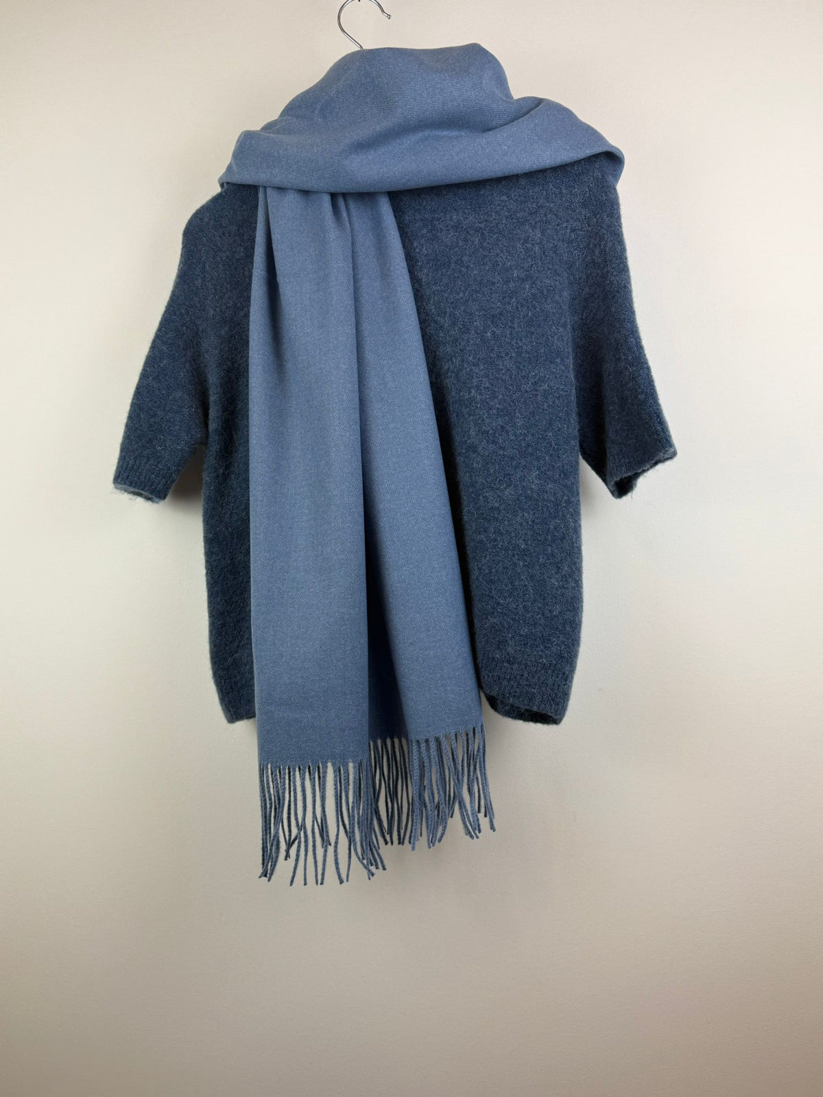 Kasjmier Sjaal Lichtblauw