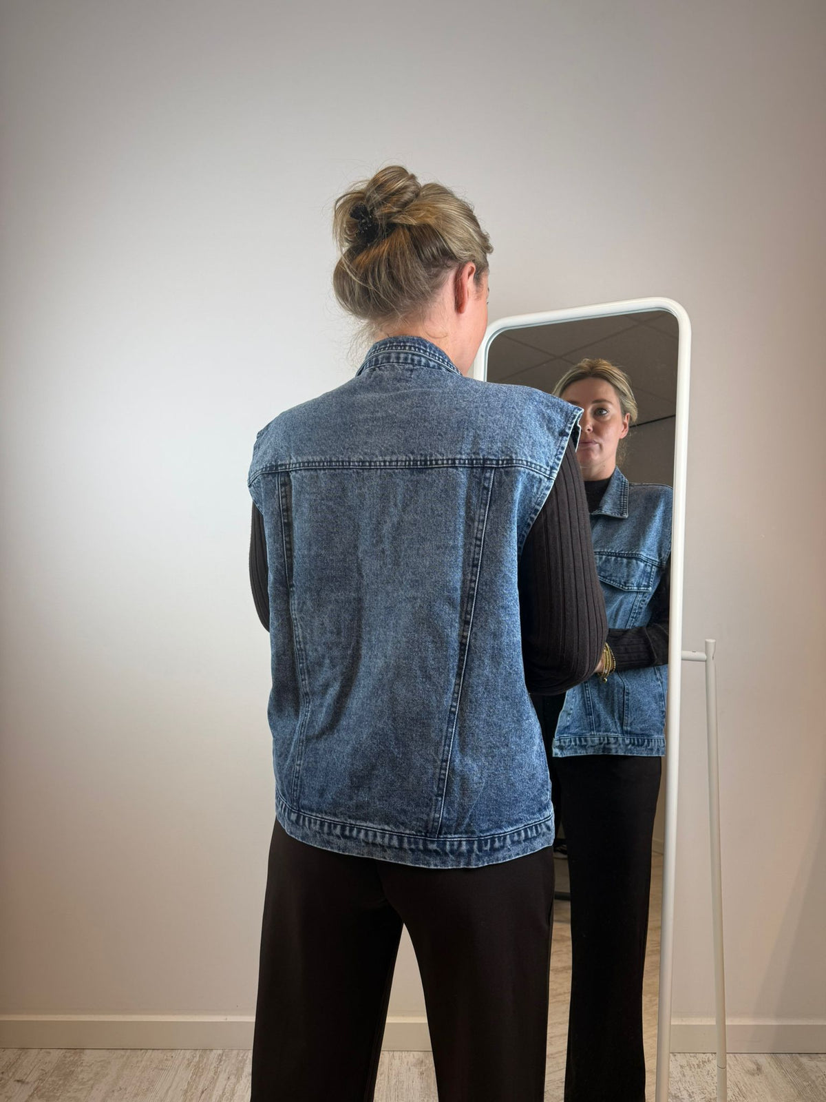 Saar denim gilet - Blauw 💙