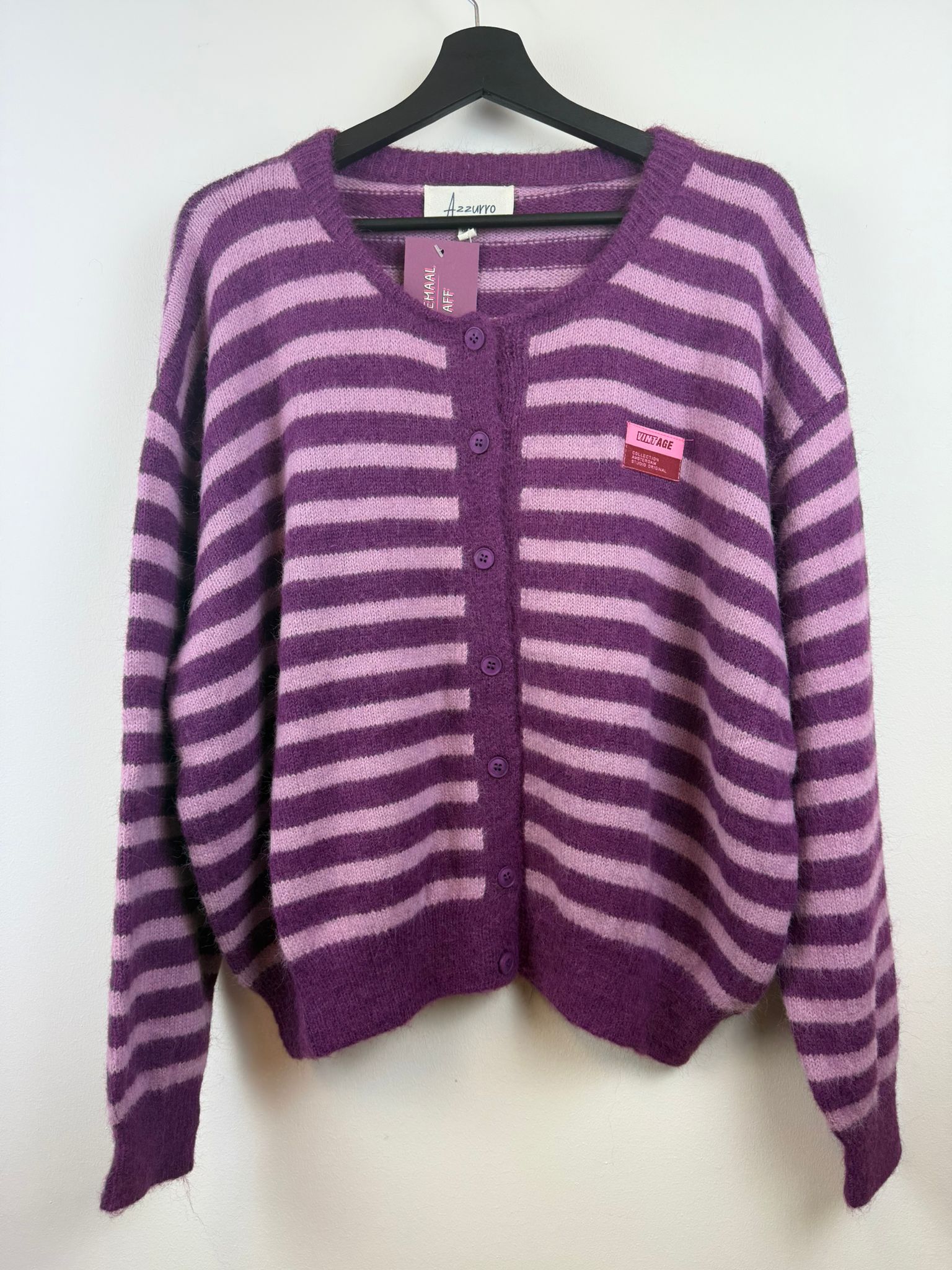 Jolijn streepjes vest - Paars-Lila 💜💜