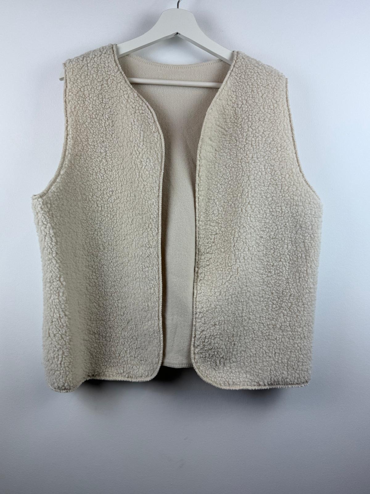Lou teddy gilet - ecru 🤍