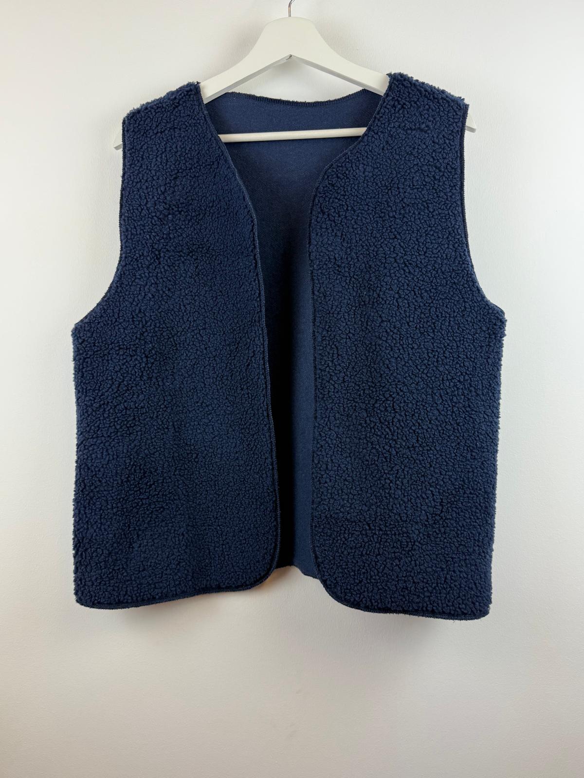 Lou teddy gilet - blauw 💙