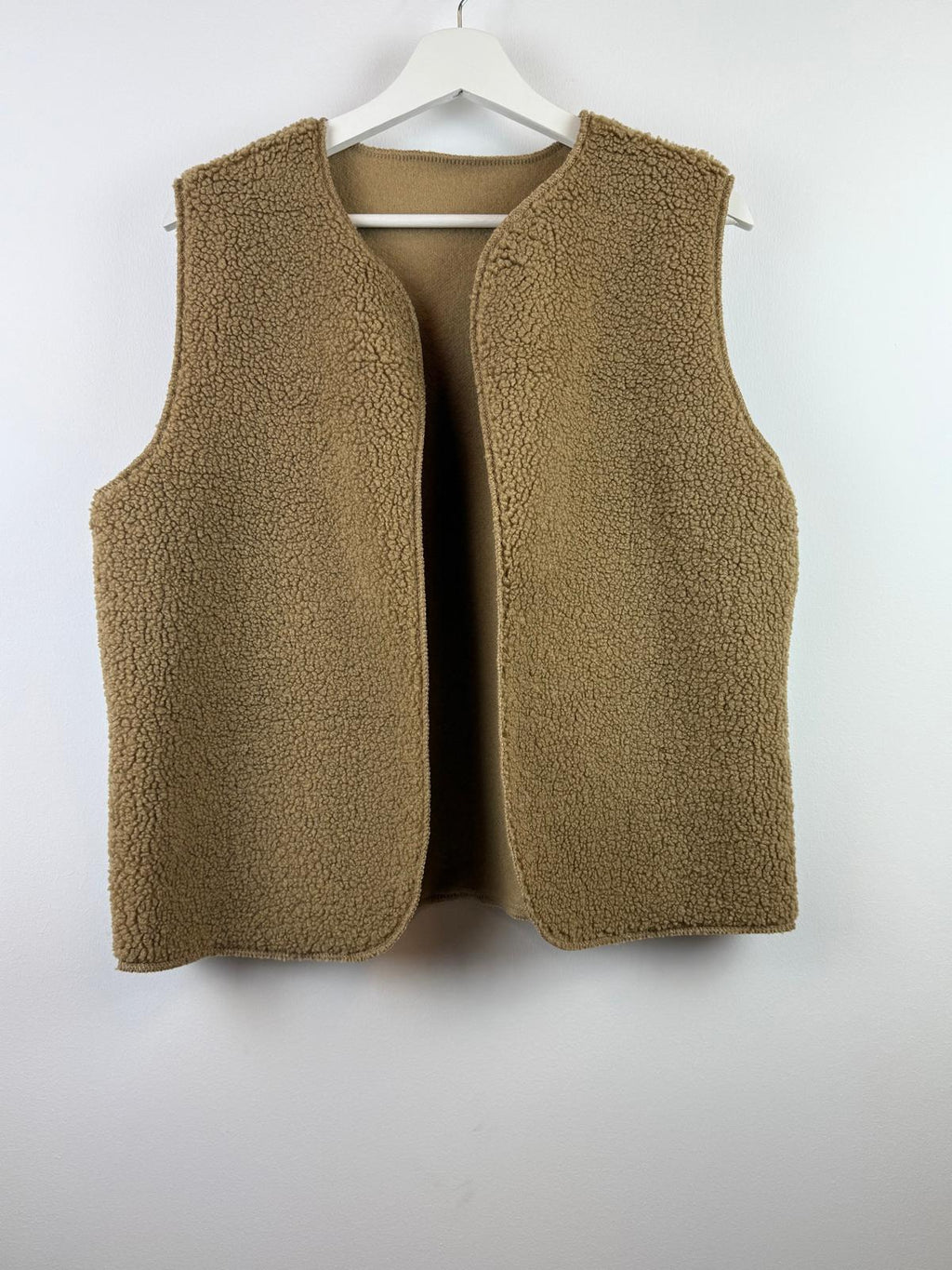 Lou teddy gilet - camel 🤎