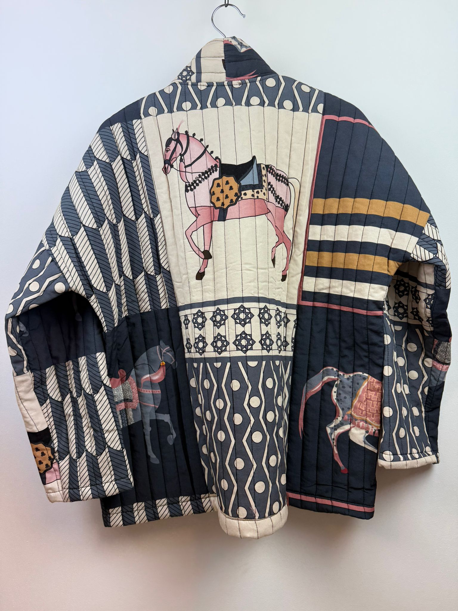 Pip gewatteerd jasje - Grijs 🩶🐴