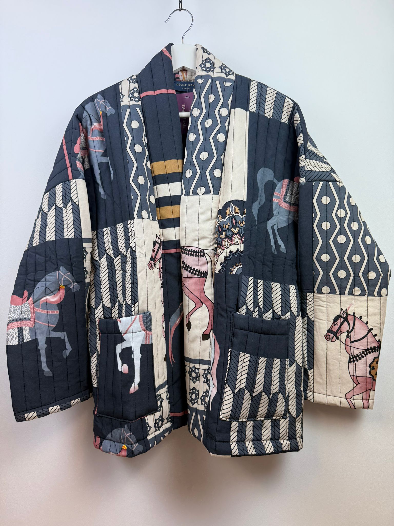 Pip gewatteerd jasje - Grijs 🩶🐴