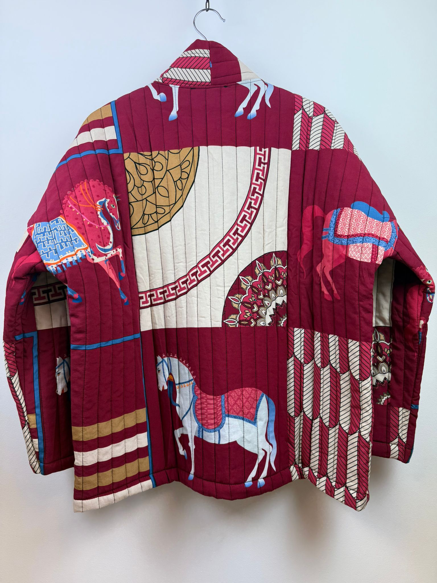 Pip gewatteerd jasje - Rood ❤️🐴