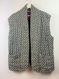 Fien gilet geruit - Groen 💚