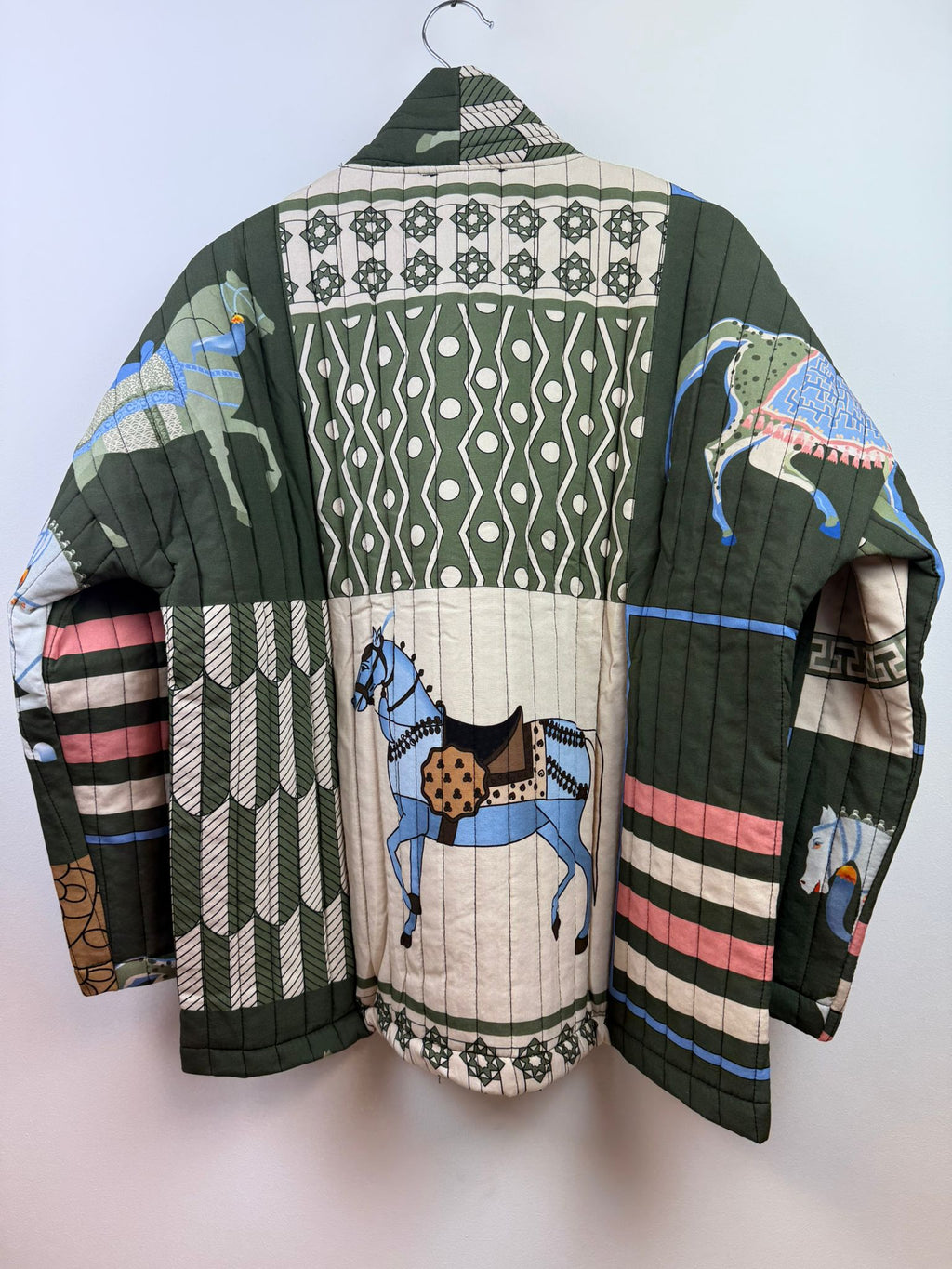 Pip gewatteerd jasje - Groen 💚🐴