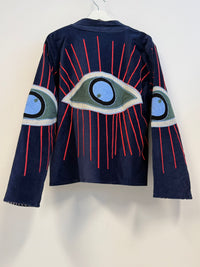 Juliëtte - handgemaakt fluwelen jasje ogen 👀