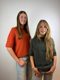 Cato alpaca top - Roest ❤️